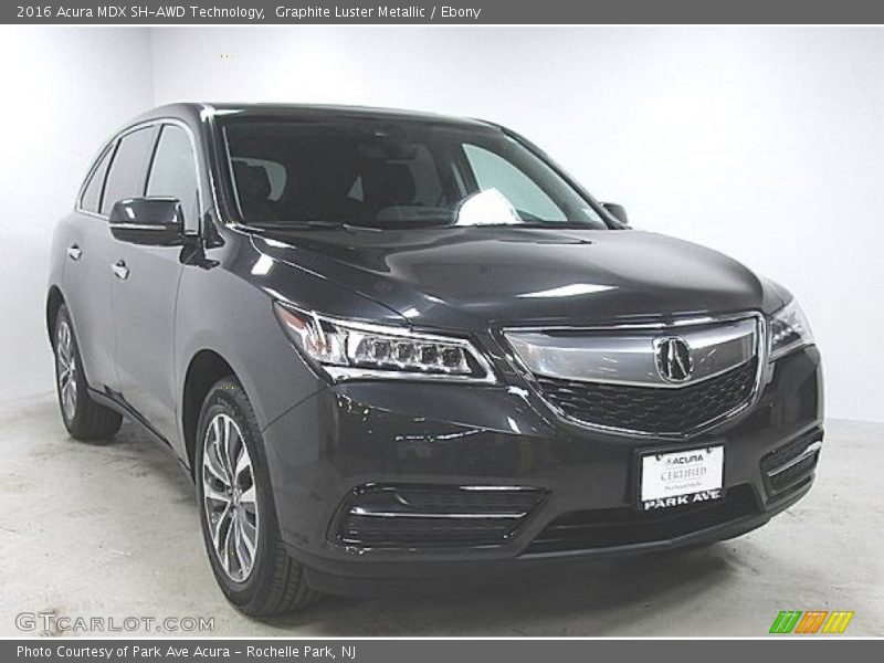 Graphite Luster Metallic / Ebony 2016 Acura MDX SH-AWD Technology