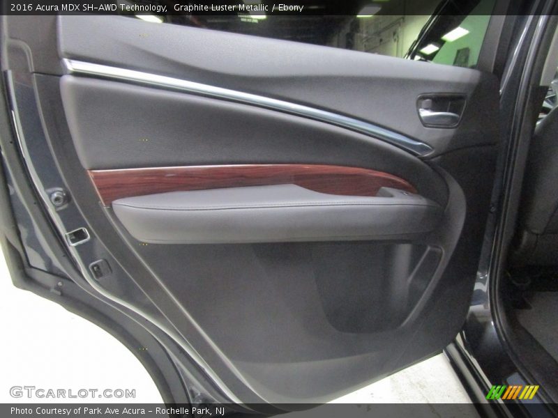 Graphite Luster Metallic / Ebony 2016 Acura MDX SH-AWD Technology