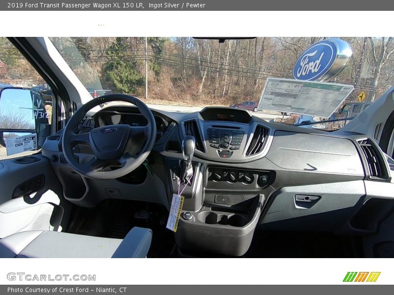 Ingot Silver / Pewter 2019 Ford Transit Passenger Wagon XL 150 LR