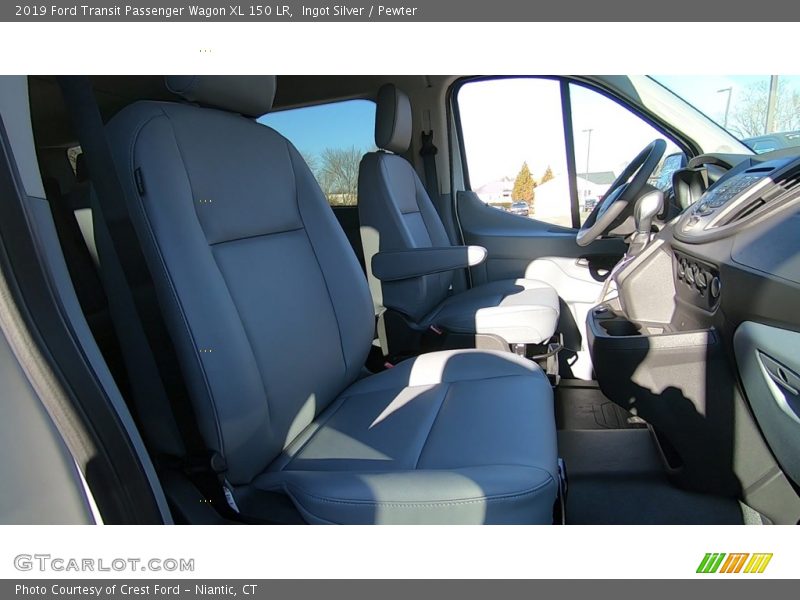 Ingot Silver / Pewter 2019 Ford Transit Passenger Wagon XL 150 LR