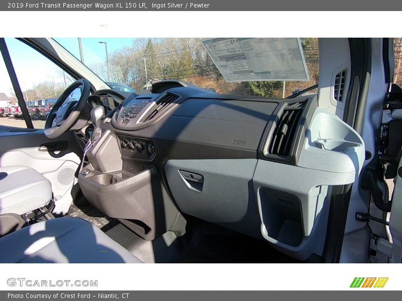 Ingot Silver / Pewter 2019 Ford Transit Passenger Wagon XL 150 LR