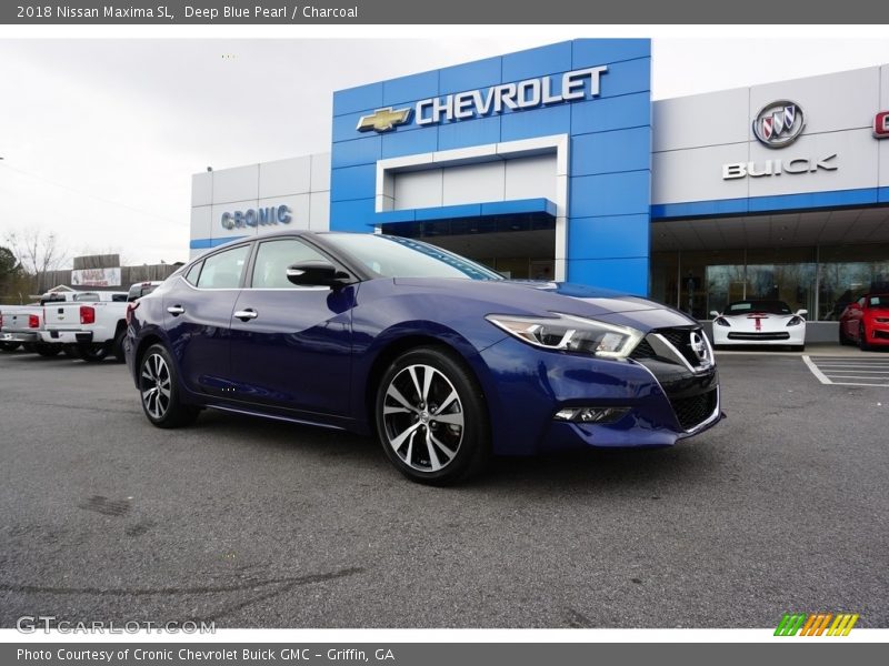 Deep Blue Pearl / Charcoal 2018 Nissan Maxima SL