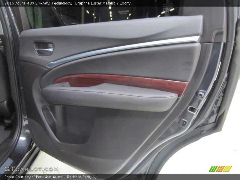 Graphite Luster Metallic / Ebony 2016 Acura MDX SH-AWD Technology