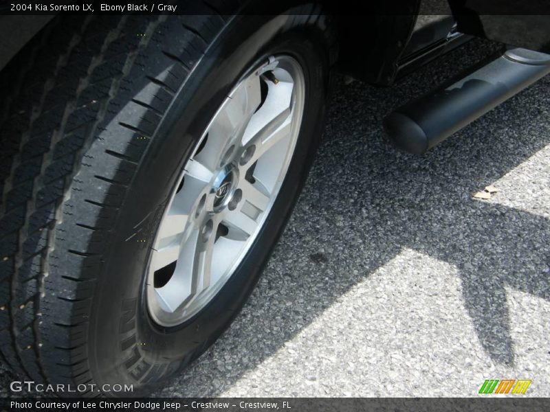 Ebony Black / Gray 2004 Kia Sorento LX