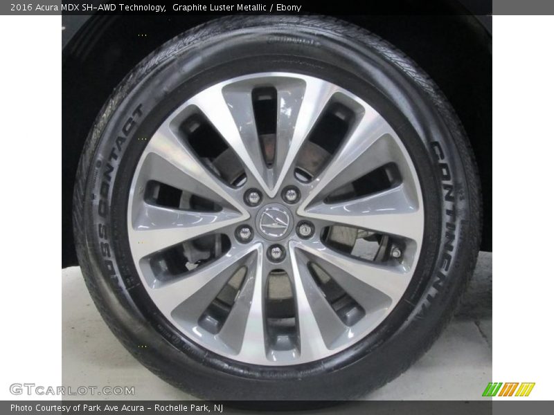 Graphite Luster Metallic / Ebony 2016 Acura MDX SH-AWD Technology