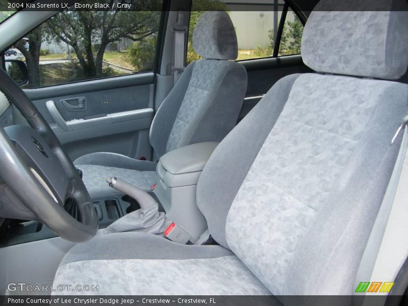 Ebony Black / Gray 2004 Kia Sorento LX