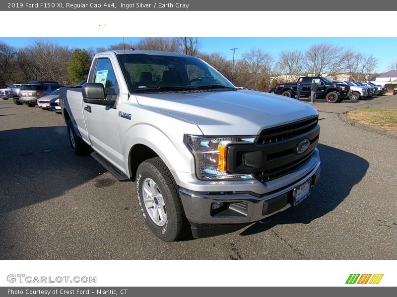 Ingot Silver / Earth Gray 2019 Ford F150 XL Regular Cab 4x4