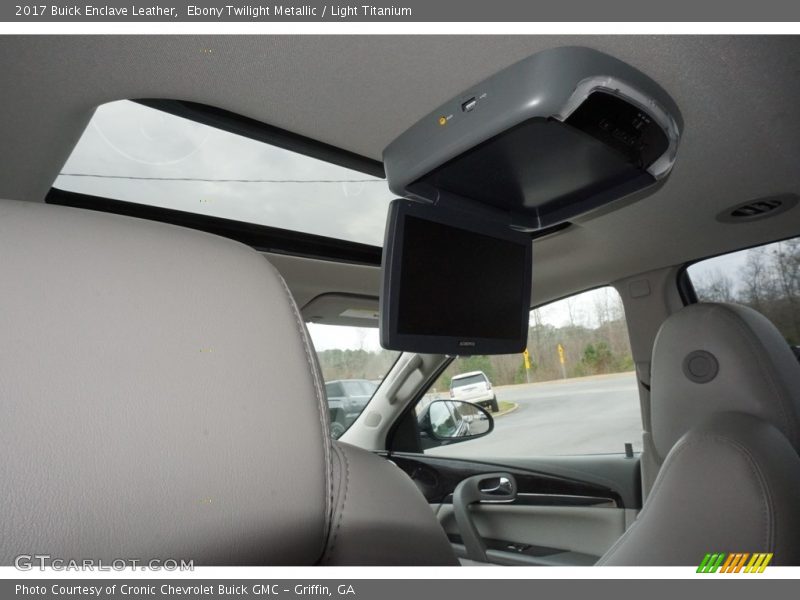 Ebony Twilight Metallic / Light Titanium 2017 Buick Enclave Leather