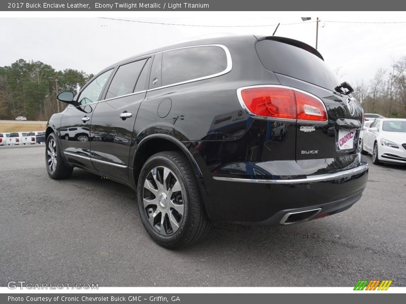 Ebony Twilight Metallic / Light Titanium 2017 Buick Enclave Leather