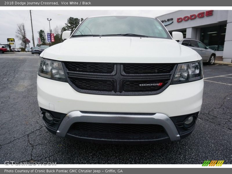 Vice White / Black 2018 Dodge Journey Crossroad