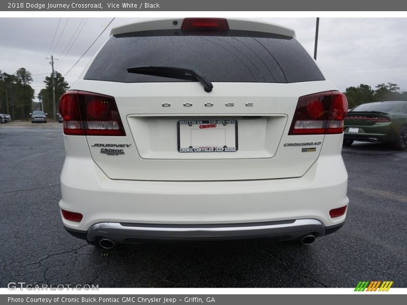 Vice White / Black 2018 Dodge Journey Crossroad