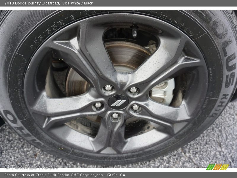 Vice White / Black 2018 Dodge Journey Crossroad