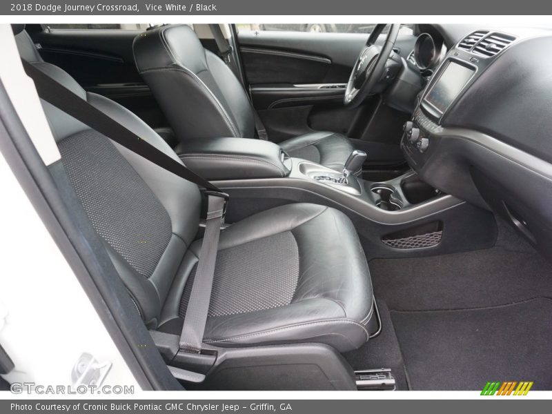 Vice White / Black 2018 Dodge Journey Crossroad