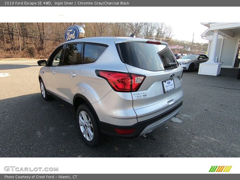 Ingot Silver / Chromite Gray/Charcoal Black 2019 Ford Escape SE 4WD