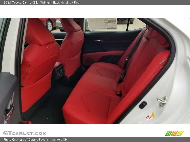 Rear Seat of 2019 Camry XSE