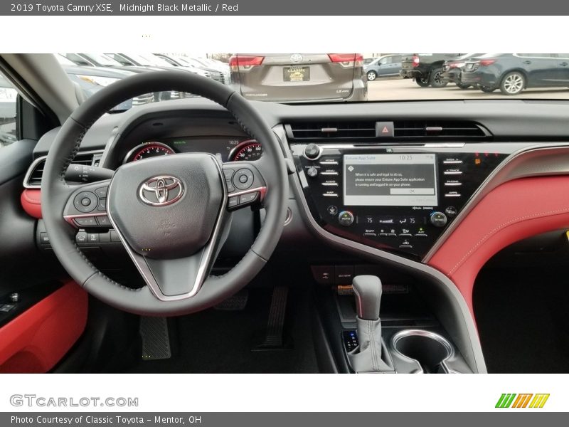 Dashboard of 2019 Camry XSE