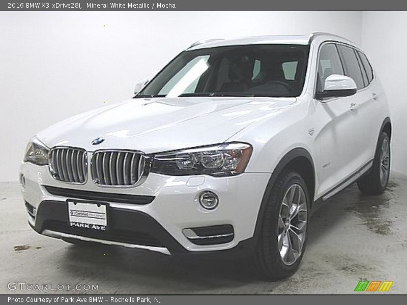 Mineral White Metallic / Mocha 2016 BMW X3 xDrive28i