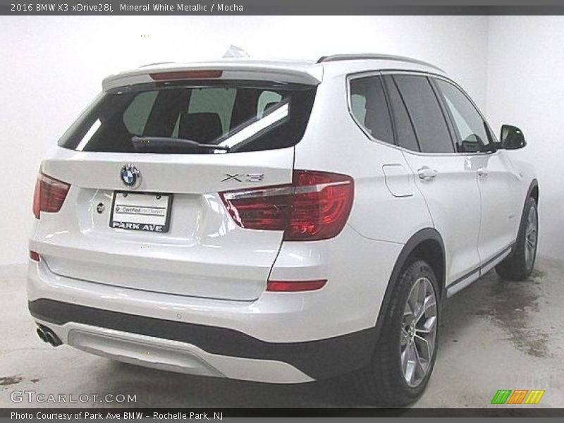 Mineral White Metallic / Mocha 2016 BMW X3 xDrive28i