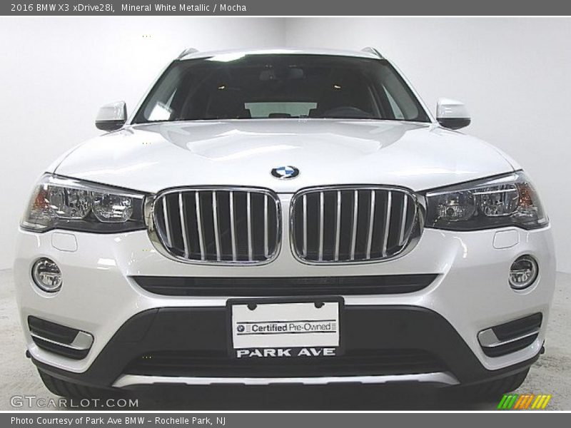 Mineral White Metallic / Mocha 2016 BMW X3 xDrive28i