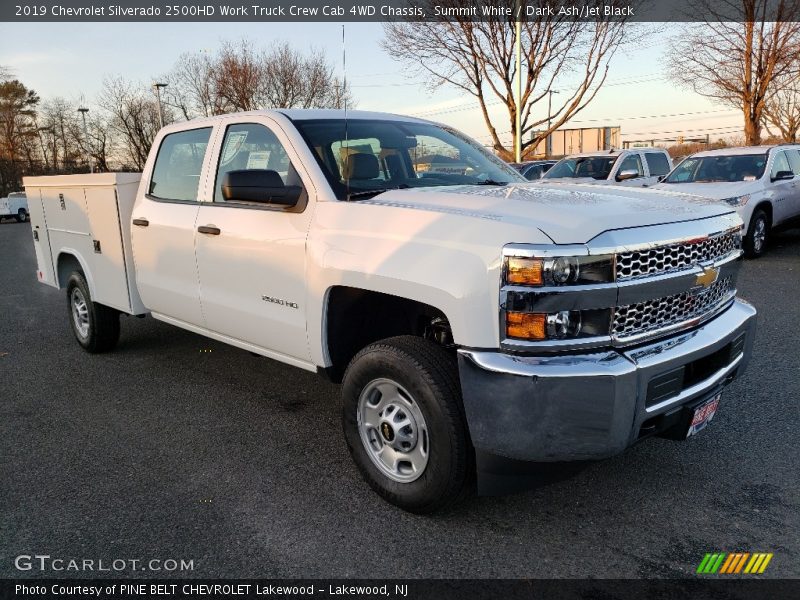 Summit White / Dark Ash/Jet Black 2019 Chevrolet Silverado 2500HD Work Truck Crew Cab 4WD Chassis