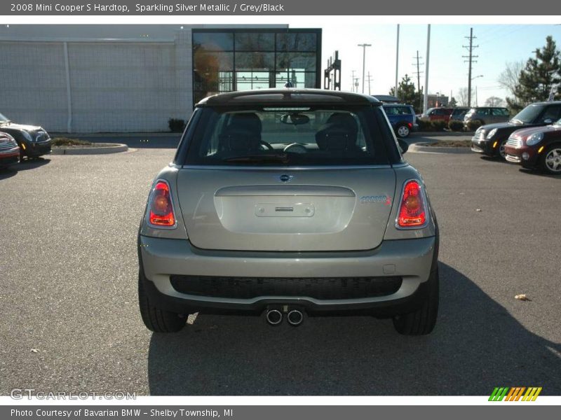 Sparkling Silver Metallic / Grey/Black 2008 Mini Cooper S Hardtop