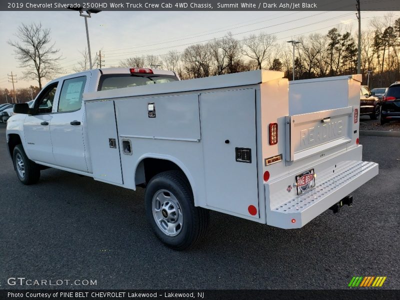 Summit White / Dark Ash/Jet Black 2019 Chevrolet Silverado 2500HD Work Truck Crew Cab 4WD Chassis