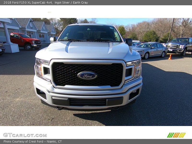 Ingot Silver / Earth Gray 2018 Ford F150 XL SuperCab 4x4