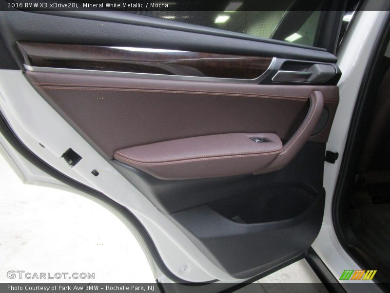 Mineral White Metallic / Mocha 2016 BMW X3 xDrive28i