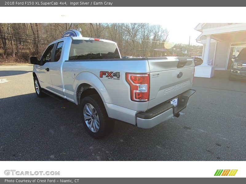 Ingot Silver / Earth Gray 2018 Ford F150 XL SuperCab 4x4