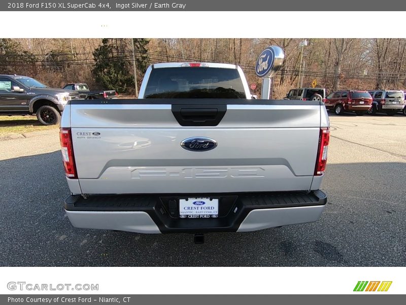 Ingot Silver / Earth Gray 2018 Ford F150 XL SuperCab 4x4