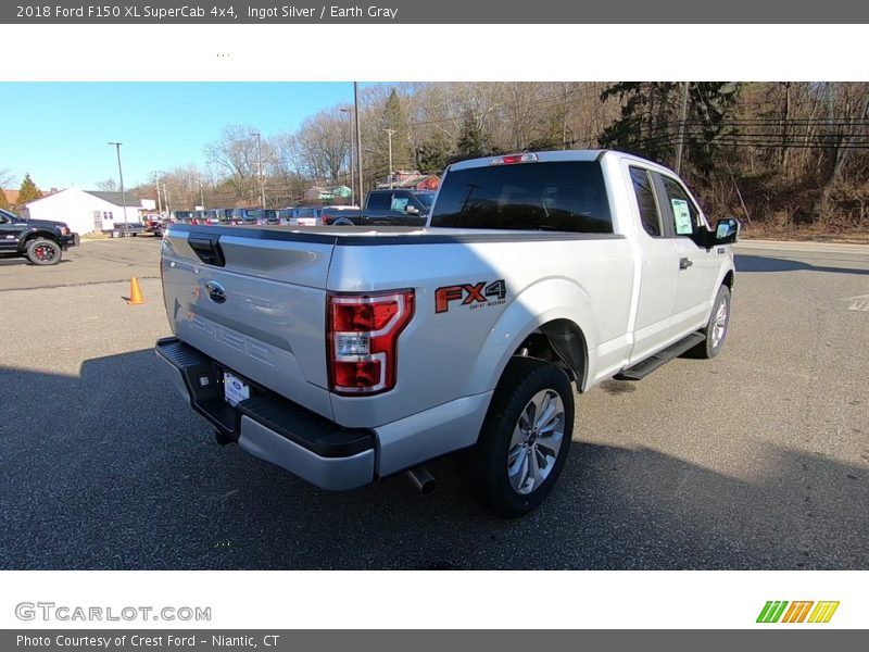 Ingot Silver / Earth Gray 2018 Ford F150 XL SuperCab 4x4