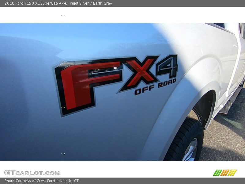 Ingot Silver / Earth Gray 2018 Ford F150 XL SuperCab 4x4