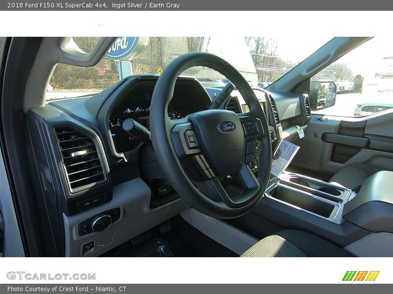 Ingot Silver / Earth Gray 2018 Ford F150 XL SuperCab 4x4