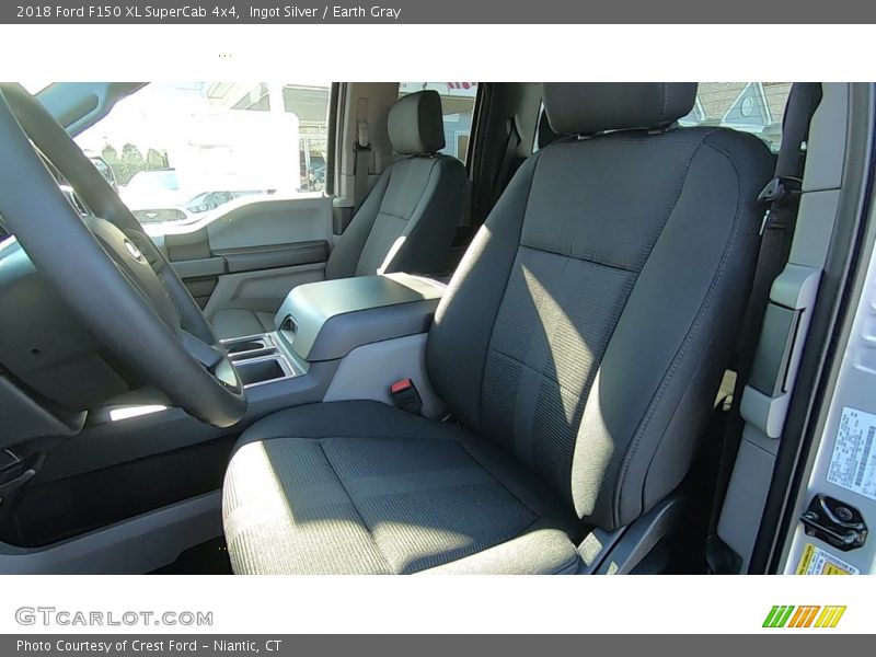 Ingot Silver / Earth Gray 2018 Ford F150 XL SuperCab 4x4