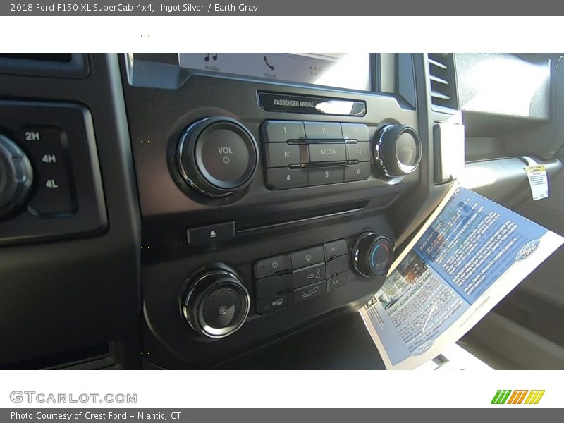 Ingot Silver / Earth Gray 2018 Ford F150 XL SuperCab 4x4