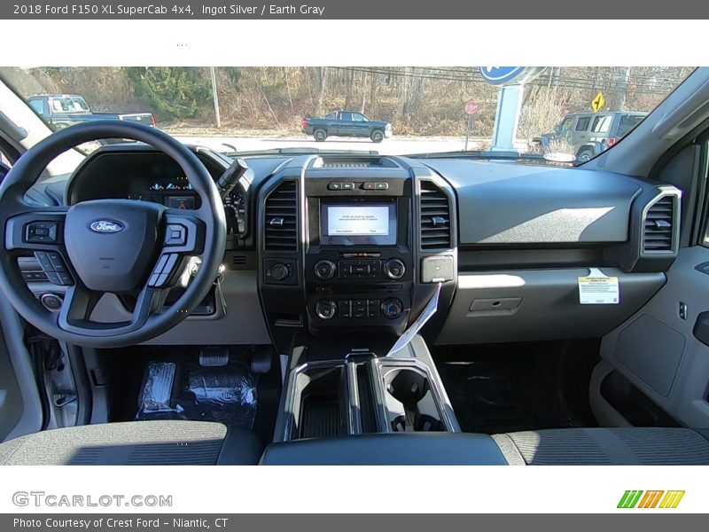 Ingot Silver / Earth Gray 2018 Ford F150 XL SuperCab 4x4