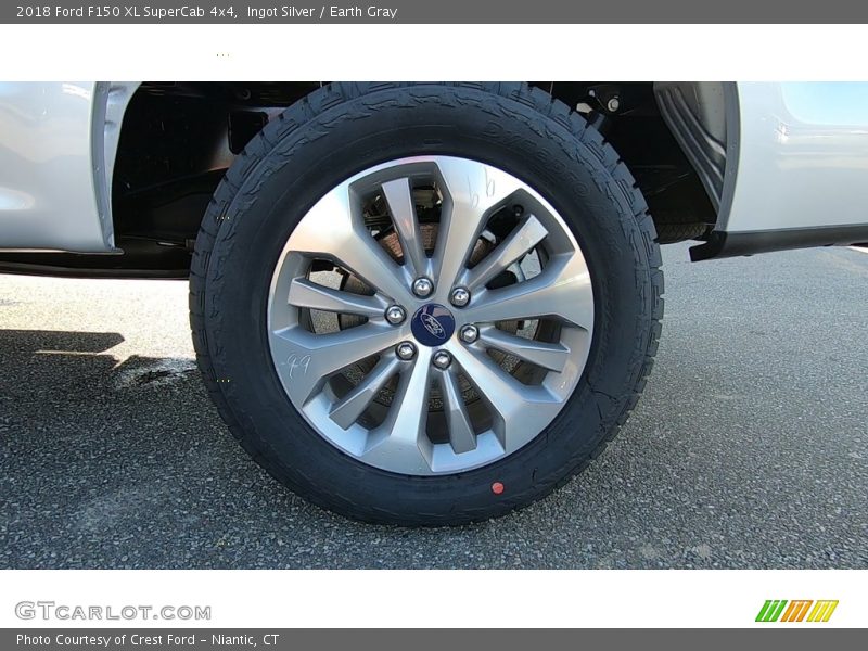 Ingot Silver / Earth Gray 2018 Ford F150 XL SuperCab 4x4