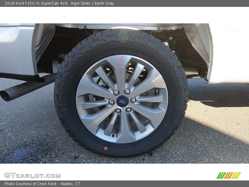Ingot Silver / Earth Gray 2018 Ford F150 XL SuperCab 4x4