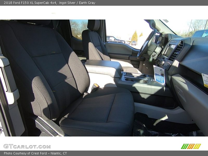 Ingot Silver / Earth Gray 2018 Ford F150 XL SuperCab 4x4