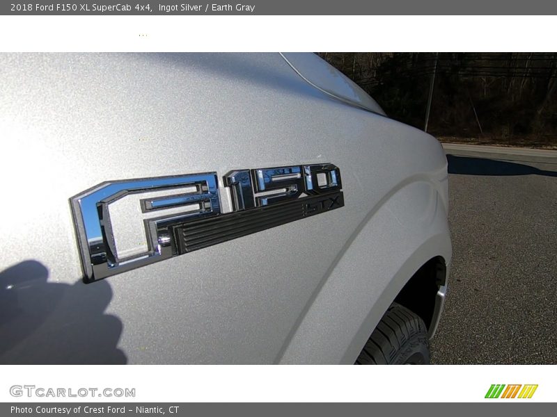 Ingot Silver / Earth Gray 2018 Ford F150 XL SuperCab 4x4