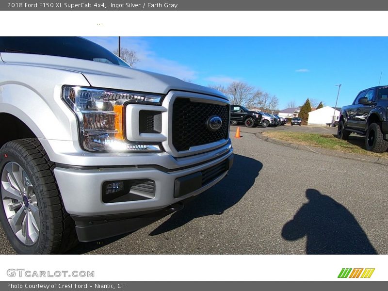 Ingot Silver / Earth Gray 2018 Ford F150 XL SuperCab 4x4