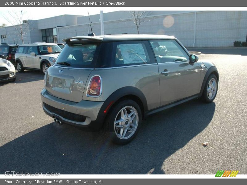 Sparkling Silver Metallic / Grey/Black 2008 Mini Cooper S Hardtop