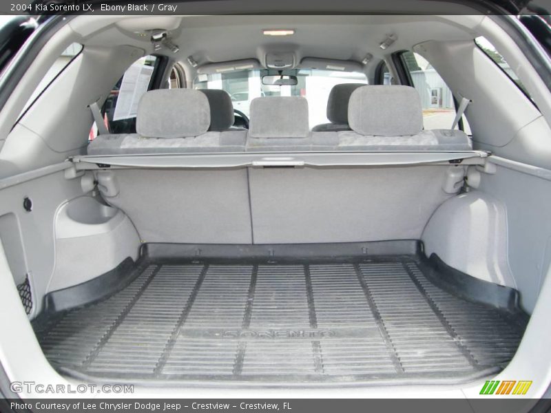 Ebony Black / Gray 2004 Kia Sorento LX
