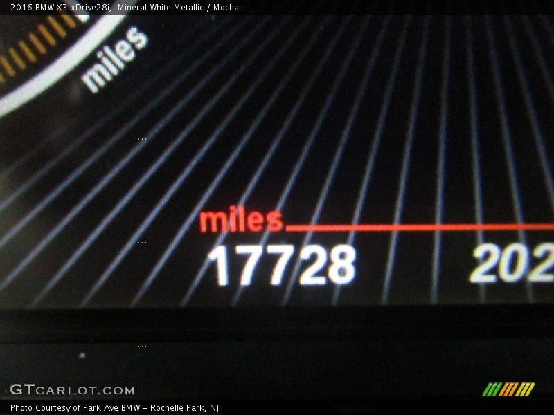 Mineral White Metallic / Mocha 2016 BMW X3 xDrive28i
