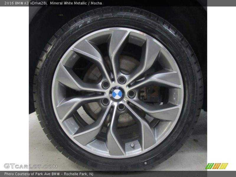 Mineral White Metallic / Mocha 2016 BMW X3 xDrive28i