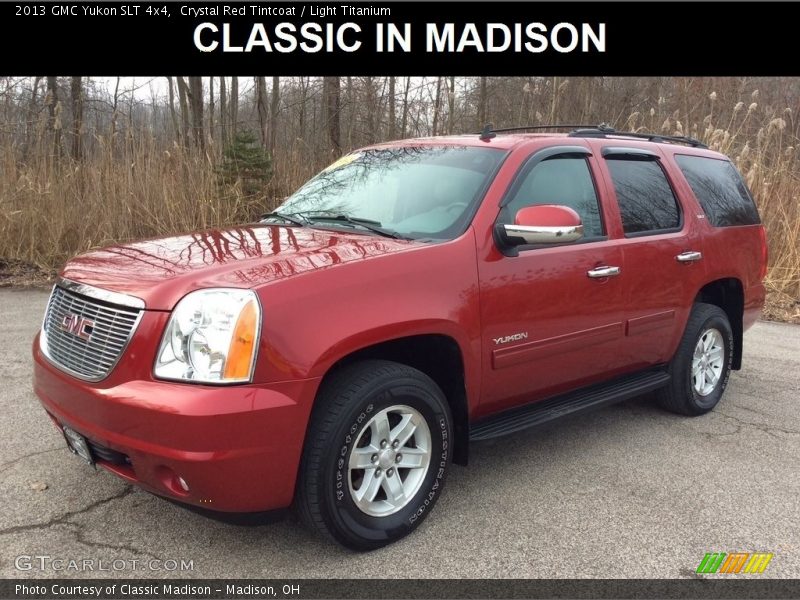 Crystal Red Tintcoat / Light Titanium 2013 GMC Yukon SLT 4x4