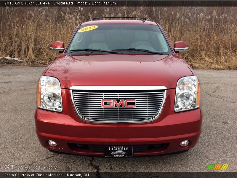 Crystal Red Tintcoat / Light Titanium 2013 GMC Yukon SLT 4x4