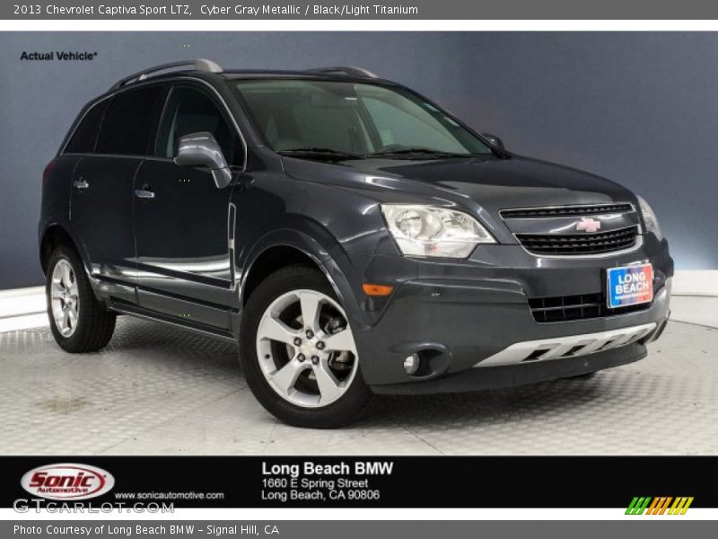 Cyber Gray Metallic / Black/Light Titanium 2013 Chevrolet Captiva Sport LTZ