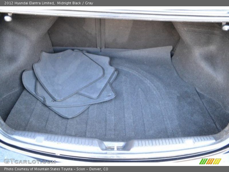 Midnight Black / Gray 2012 Hyundai Elantra Limited