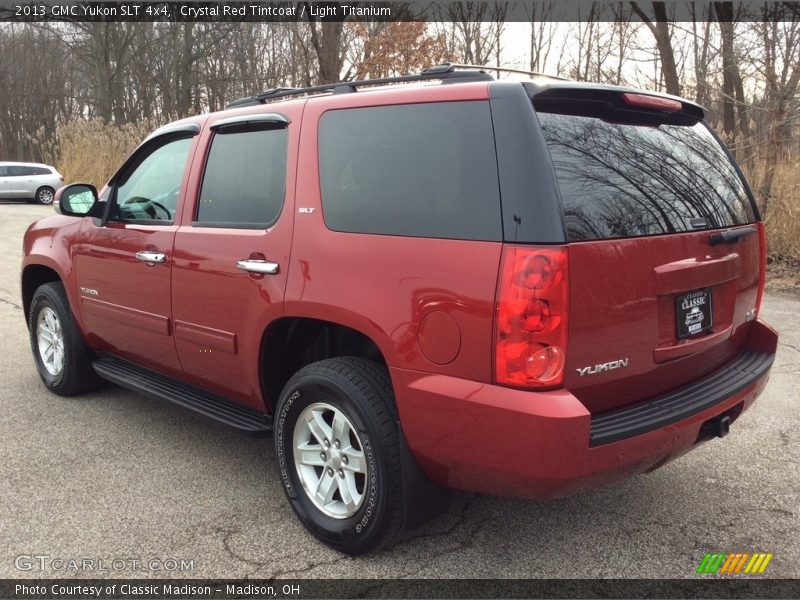 Crystal Red Tintcoat / Light Titanium 2013 GMC Yukon SLT 4x4
